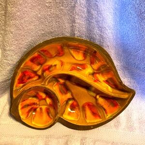 MCM Sequoia California Pottery 602 Chip Veggies and Dip Snack Tray Platter